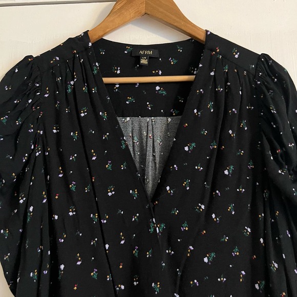 AFRM Danna Puff Long-Sleeve Bodysuit, L - Picture 5 of 5